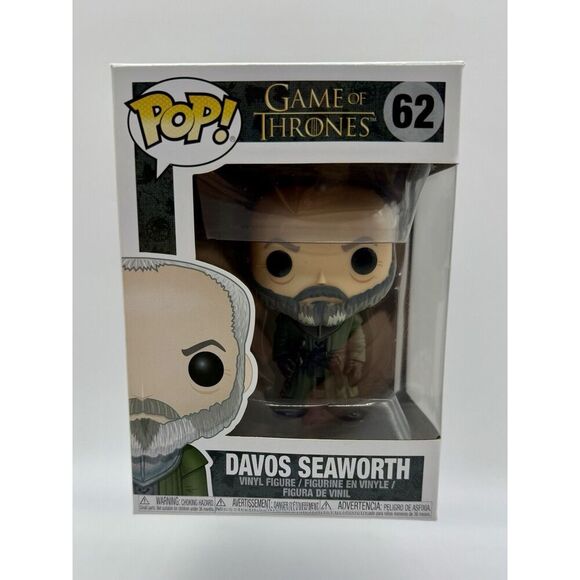 Funko POP! Television Game of Thrones‎ Davos Seaworth No. 62 Vinyl Figure - Picture 1 of 4